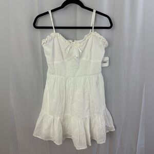 NWT Altar'd State White Mini Sundress Womens Size Medium